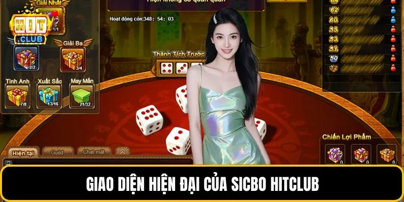 Giao diện hiện đại của sicbo HITCLUB